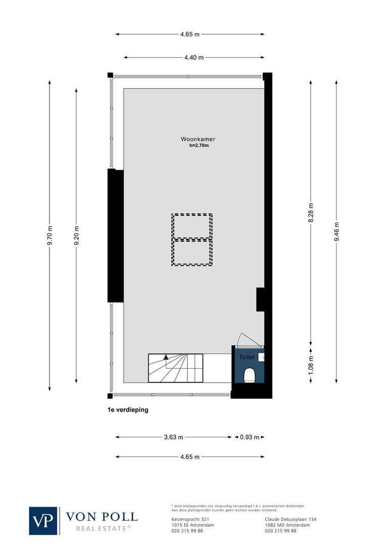 Johan van Hasseltkade 227 B, Amsterdam plattegrond-0