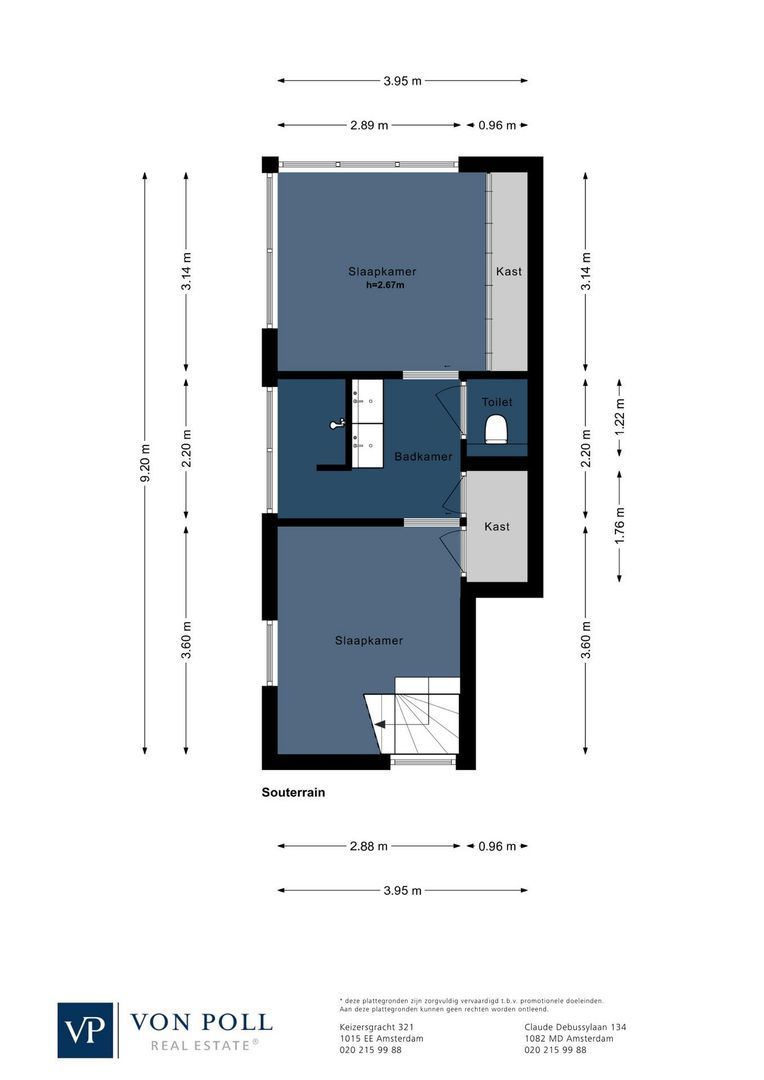 Johan van Hasseltkade 227 B, Amsterdam plattegrond-2