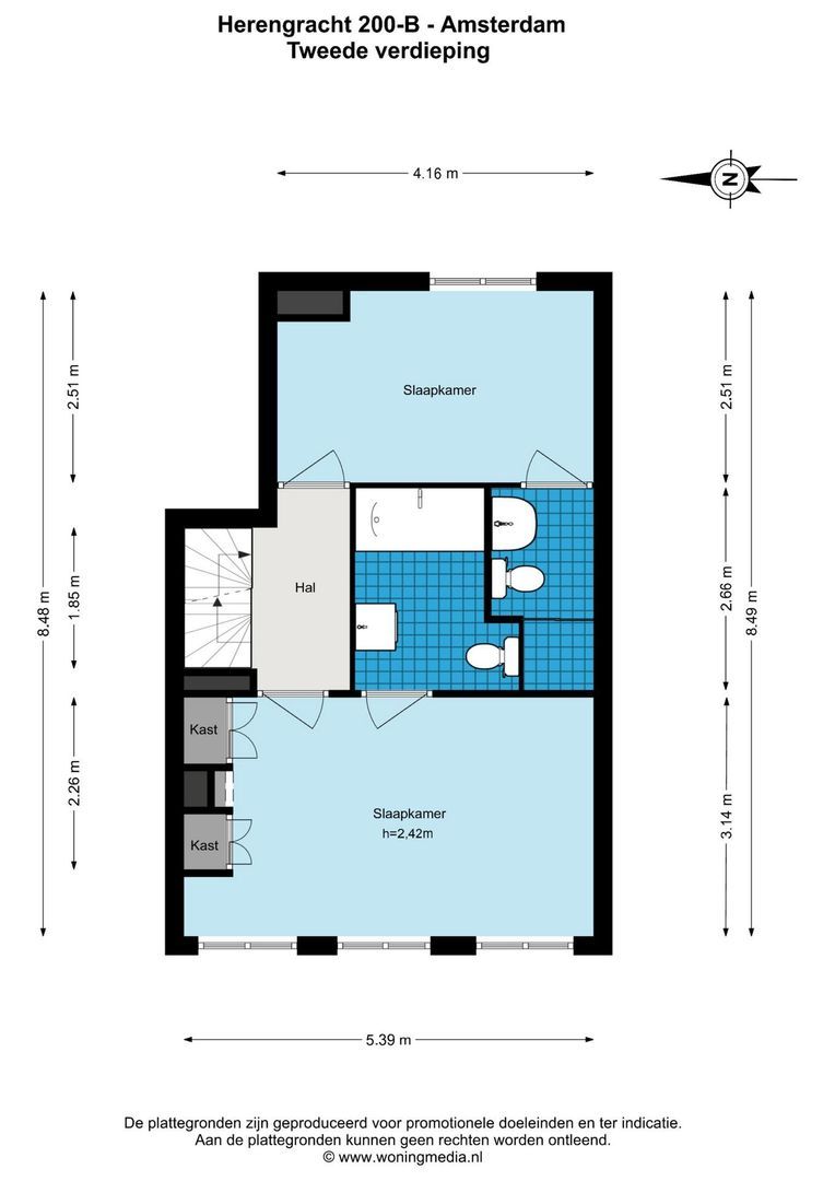 Herengracht 200 B, Amsterdam plattegrond-3