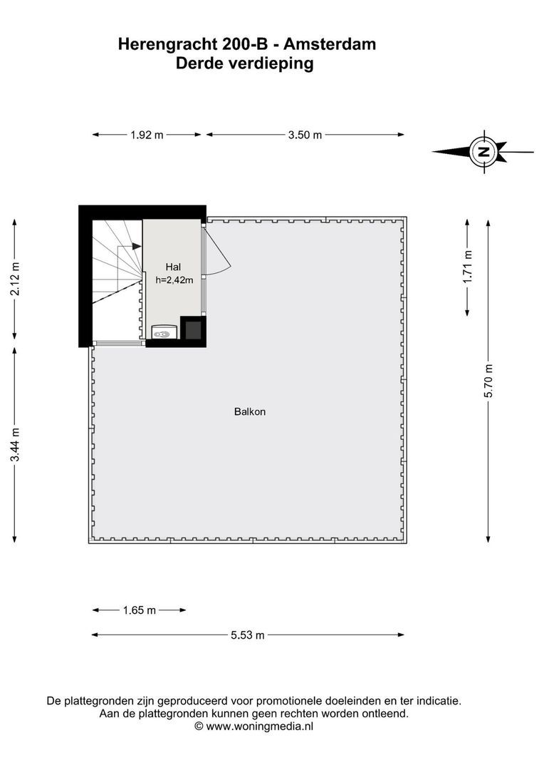 Herengracht 200 B, Amsterdam plattegrond-6