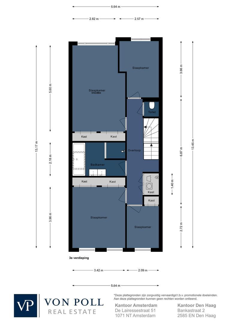 Koninginneweg 257 B, Amsterdam plattegrond-1
