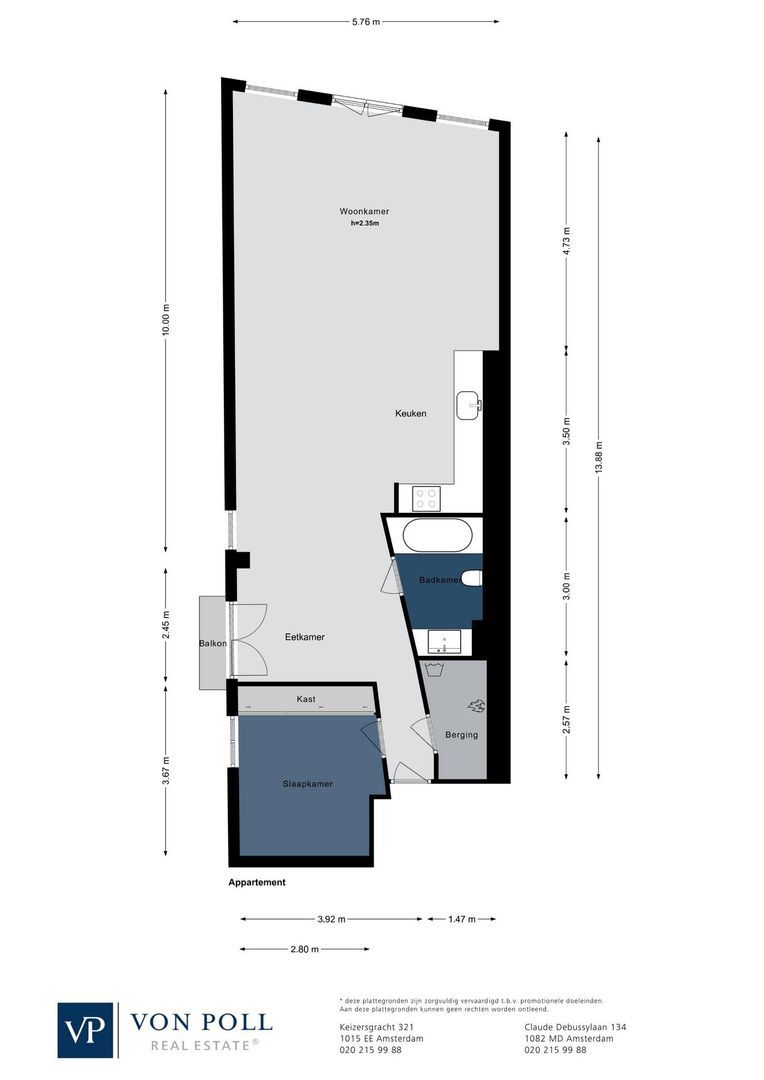 Droogbak 2 E, Amsterdam plattegrond-0