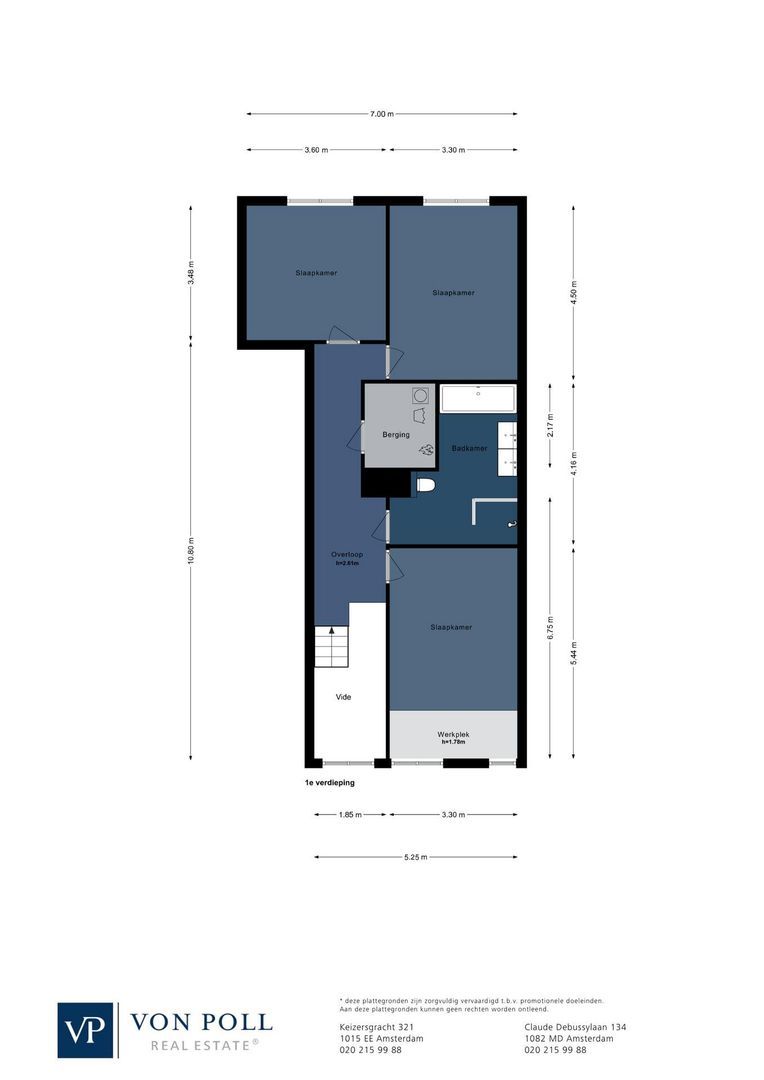 Derde Oosterparkstraat 149, Amsterdam plattegrond-1