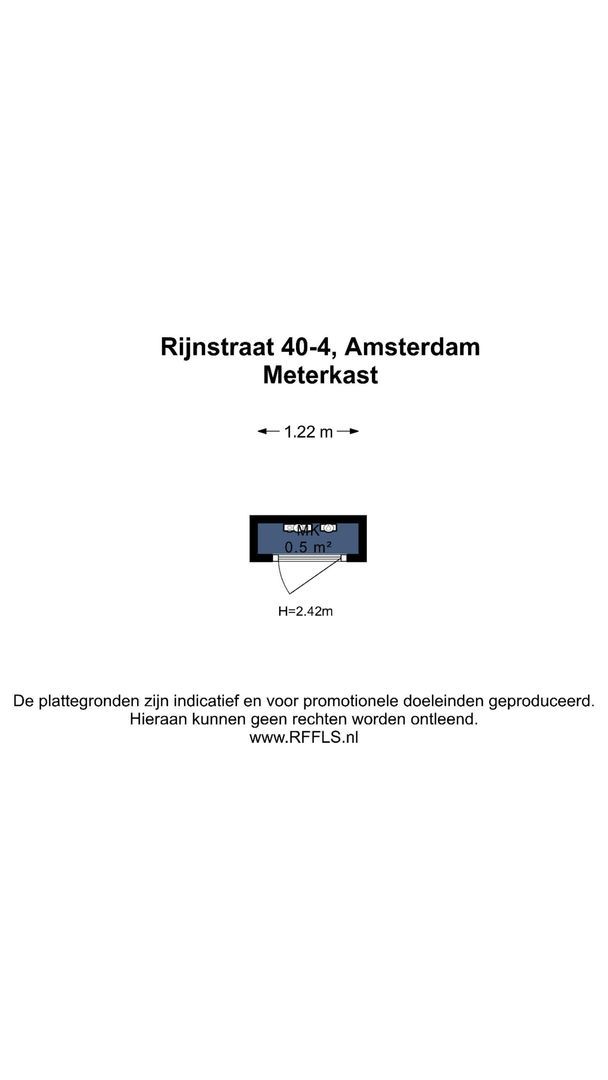 Rijnstraat 40 4, Amsterdam plattegrond-2