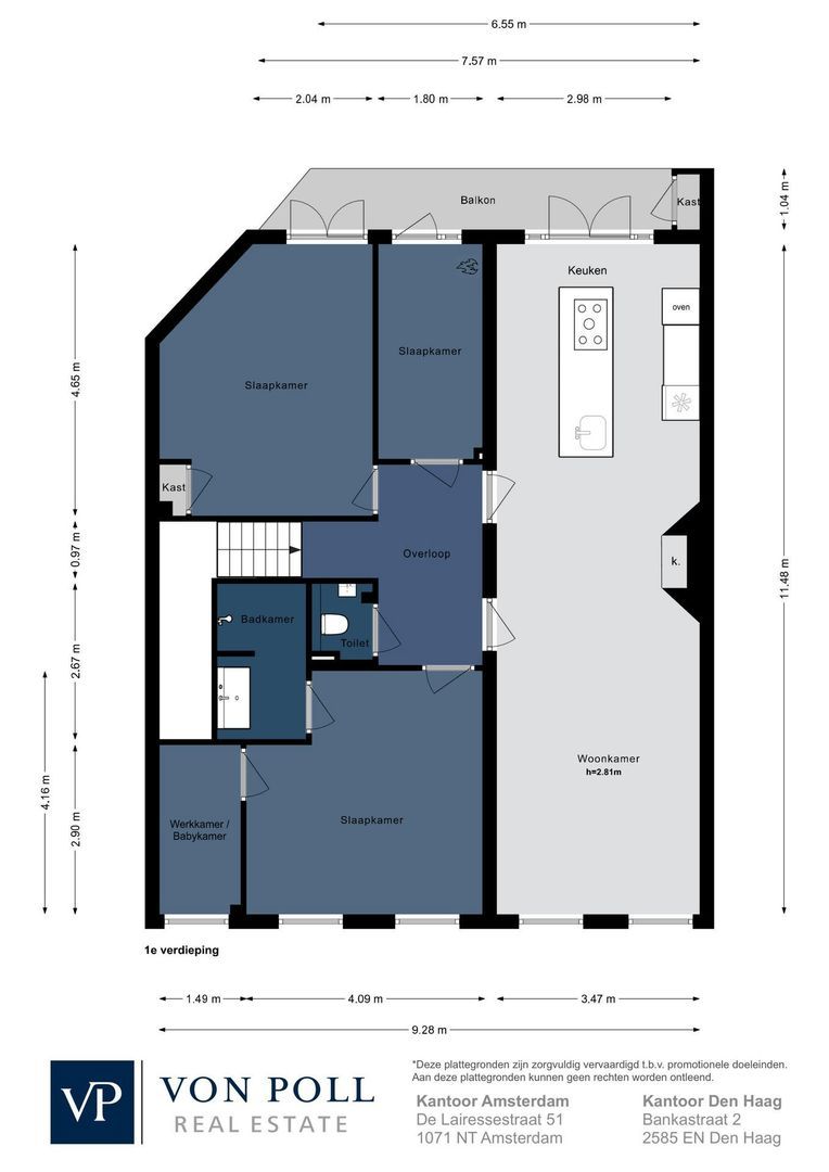 Deurloostraat 124 1, Amsterdam plattegrond-0