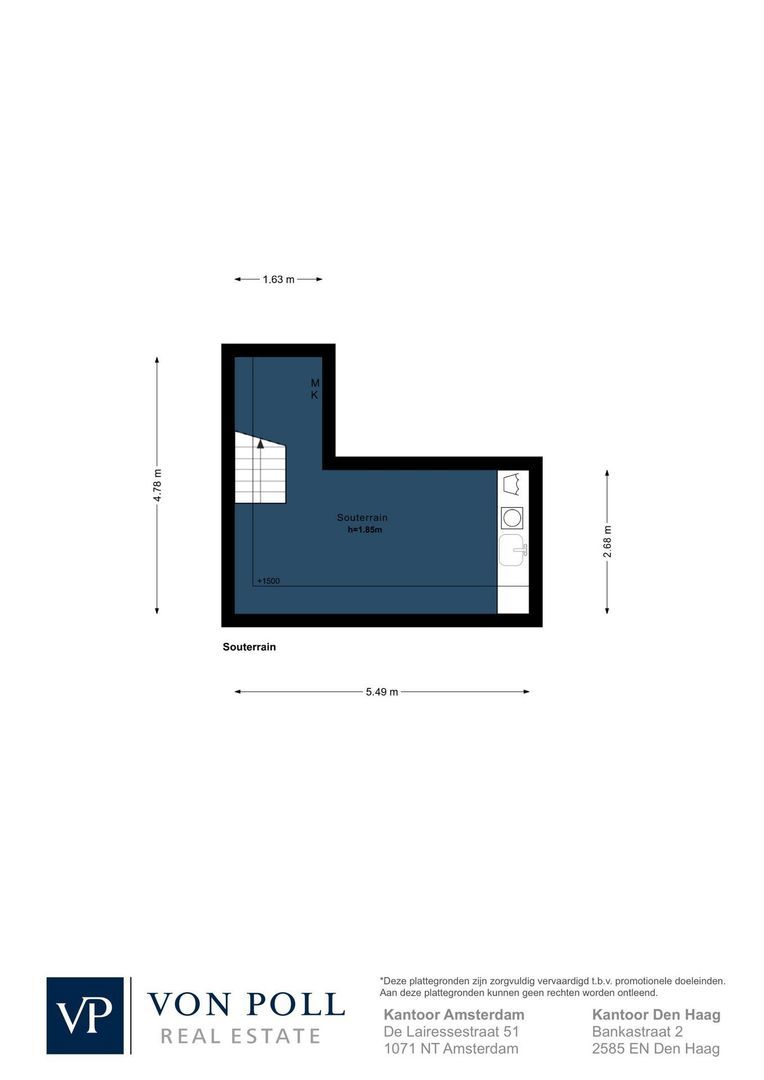 Deurloostraat 124 1, Amsterdam plattegrond-2