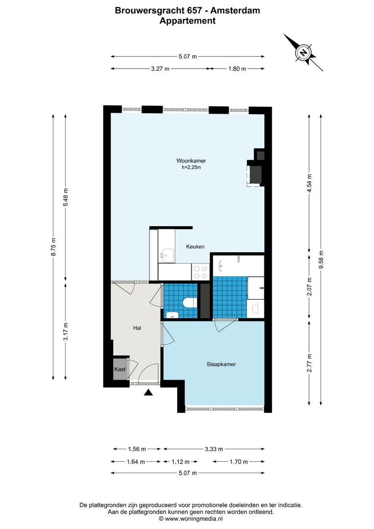 Brouwersgracht 657, Amsterdam plattegrond-0