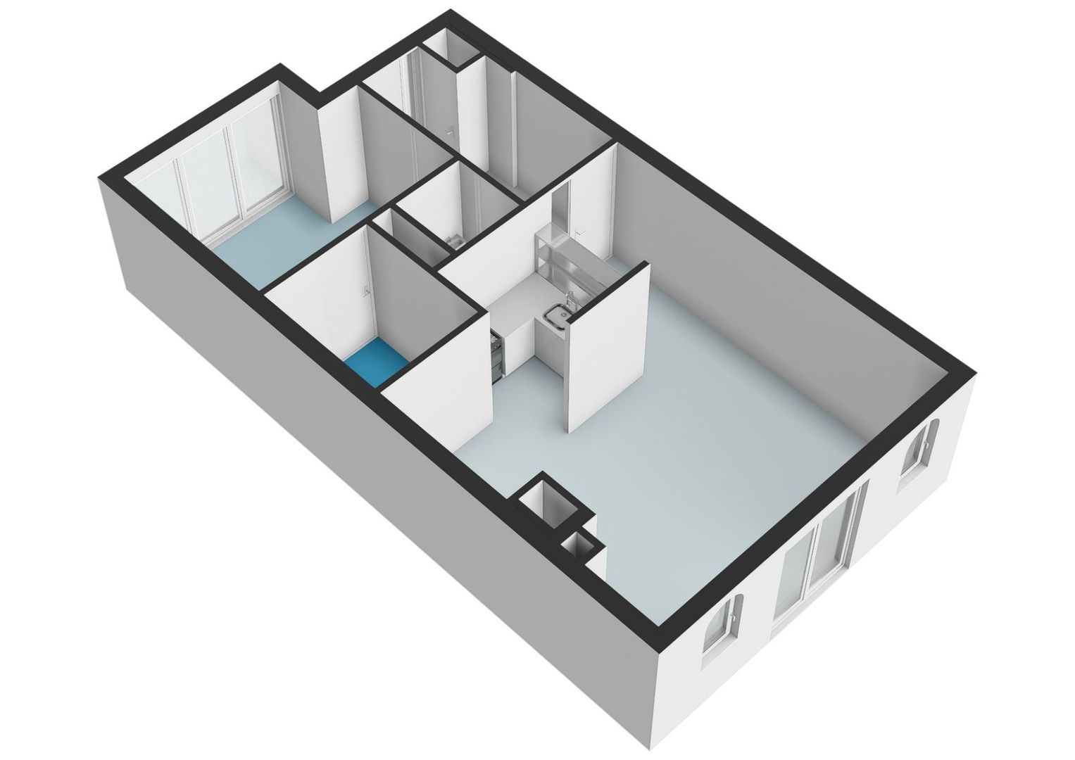 Brouwersgracht 657, Amsterdam plattegrond-1