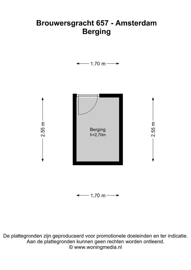 Brouwersgracht 657, Amsterdam plattegrond-3