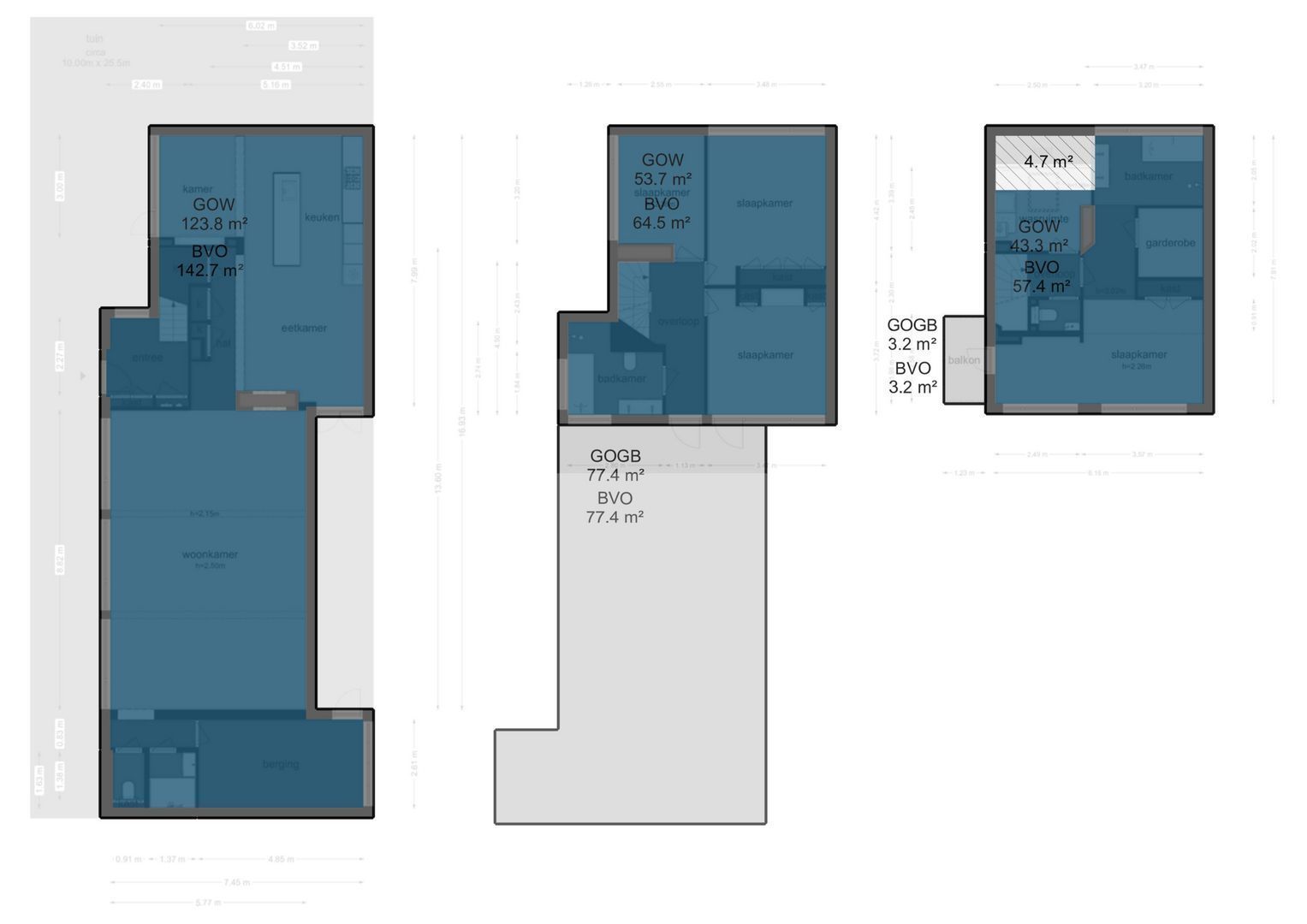 Borssenburg 51, Amstelveen plattegrond-0