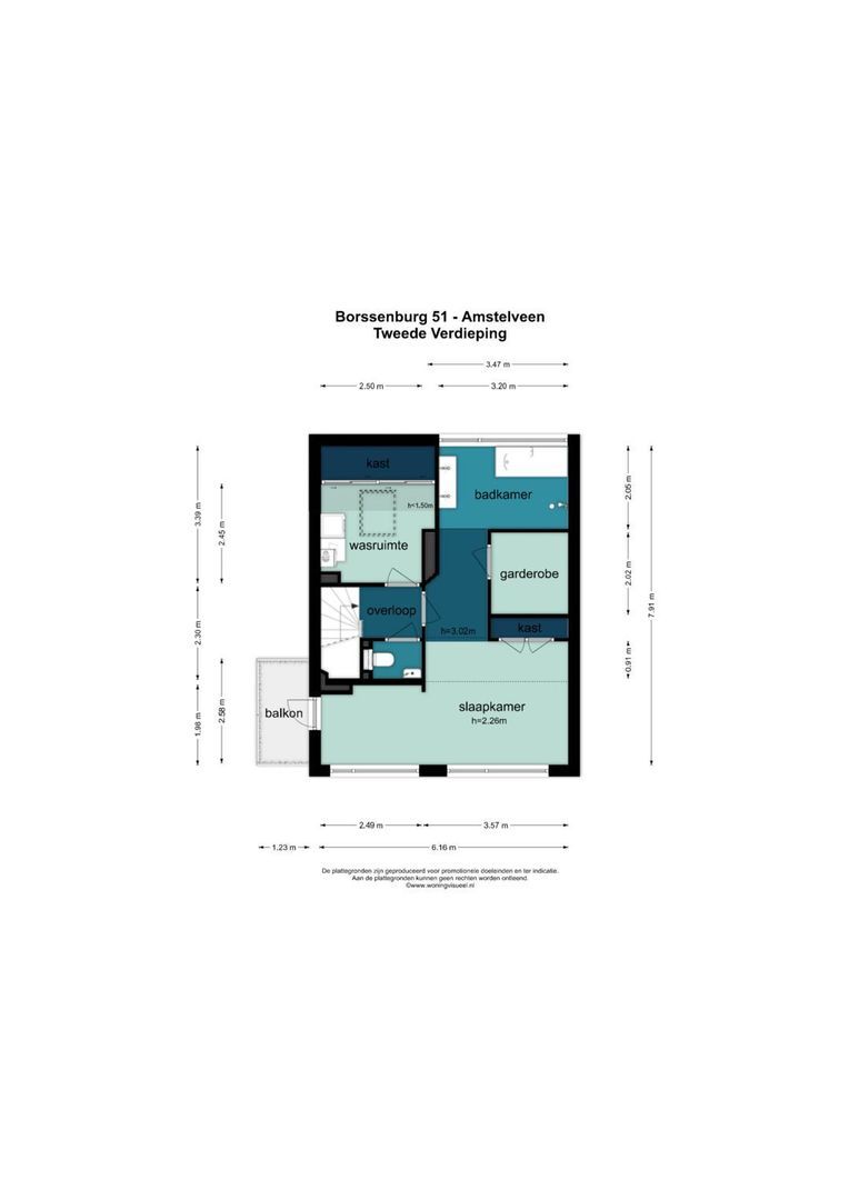 Borssenburg 51, Amstelveen plattegrond-3