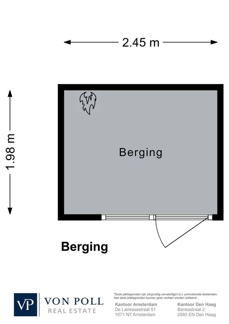 Hectorstraat 28 H, Amsterdam plattegrond-1