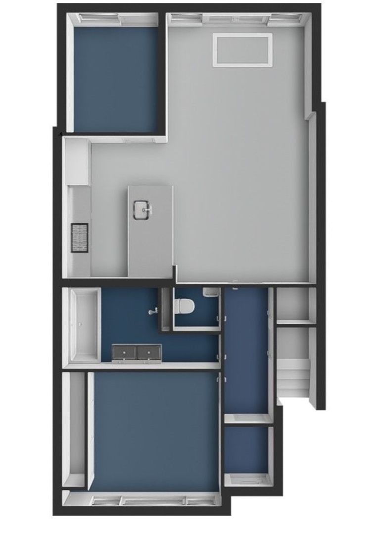 Hectorstraat 28 H, Amsterdam plattegrond-2