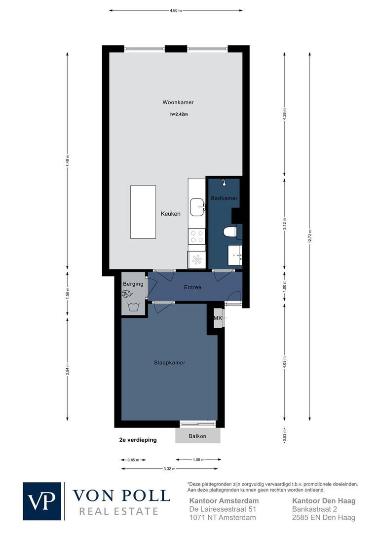 Huidenstraat 22 D, Amsterdam plattegrond-0
