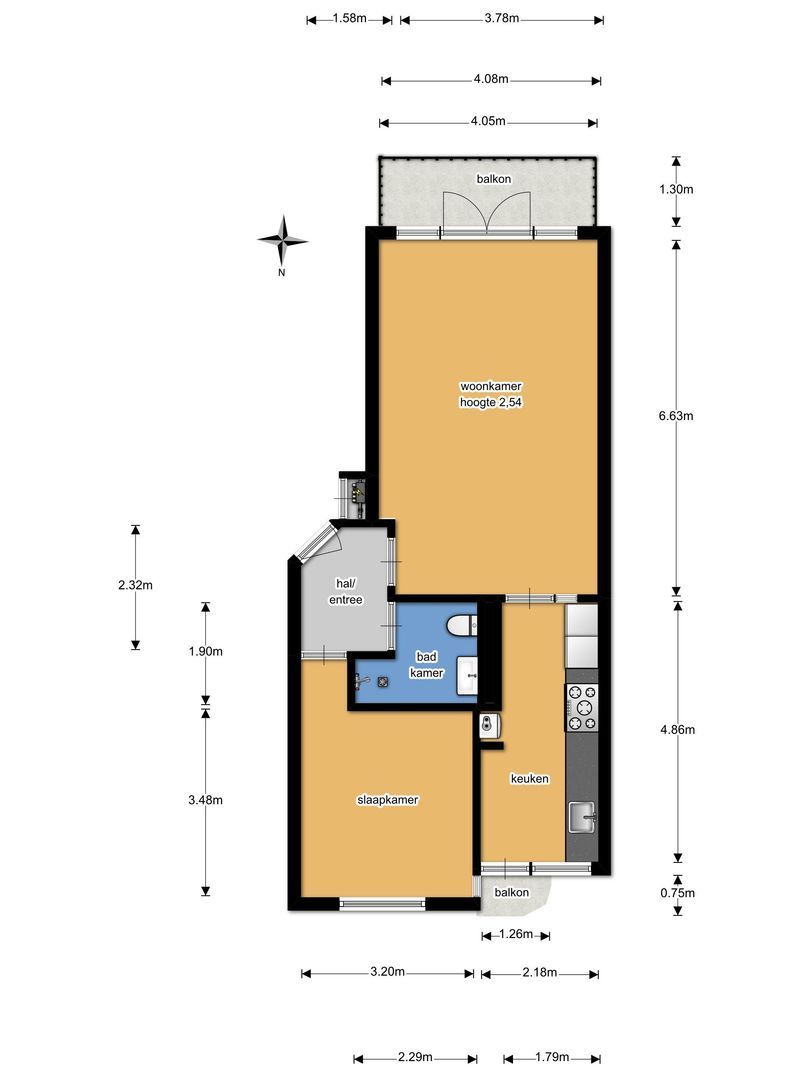 Lizzy Ansinghstraat 121, Amsterdam plattegrond-0