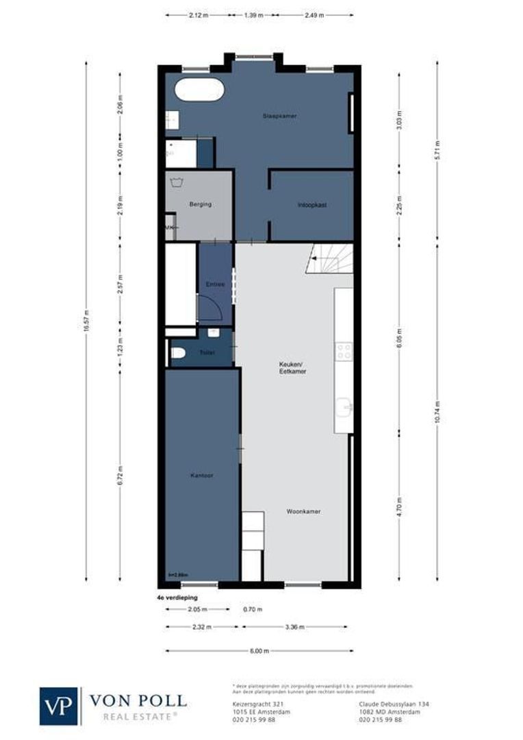 Overtoom 484 4, Amsterdam plattegrond-0