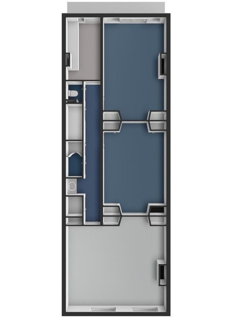Amstel 163 4, Amsterdam plattegrond-1