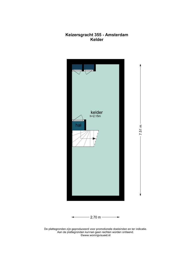 Keizersgracht 355, Amsterdam plattegrond-3