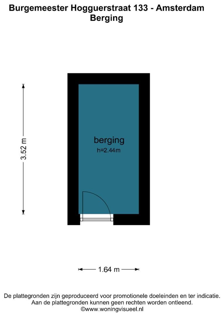 Burgemeester Hogguerstraat 133, Amsterdam plattegrond-2