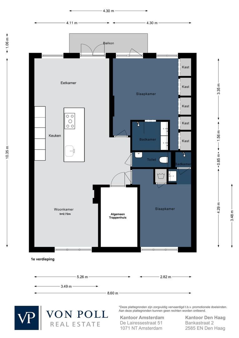 Rijnstraat 15 1, Amsterdam plattegrond-0