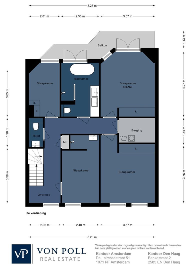 Biesboschstraat 70 3, Amsterdam plattegrond-0