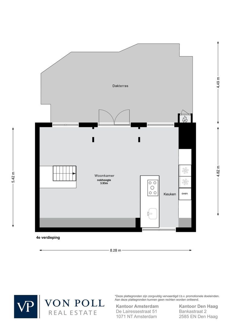 Biesboschstraat 70 3, Amsterdam plattegrond-1