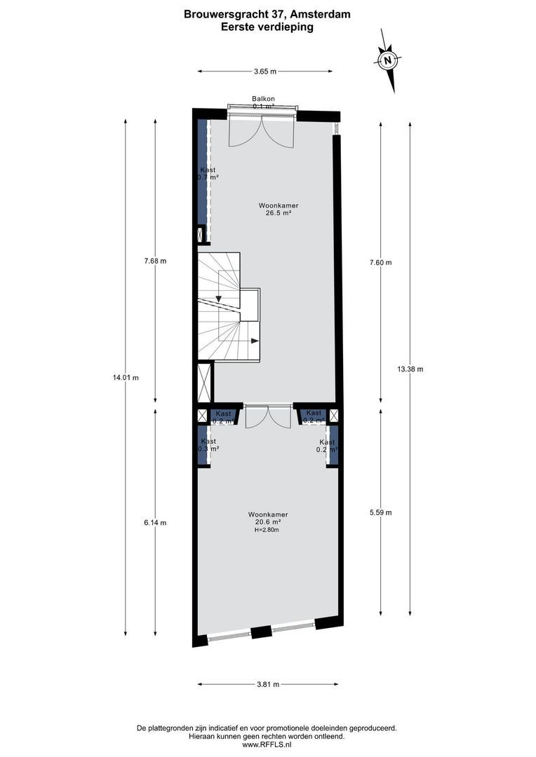 Brouwersgracht 37, Amsterdam plattegrond-0