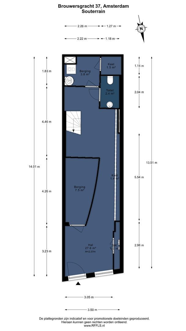 Brouwersgracht 37, Amsterdam plattegrond-4
