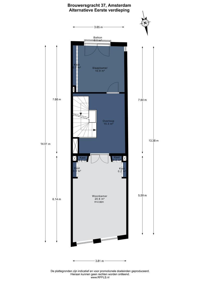 Brouwersgracht 37, Amsterdam plattegrond-13