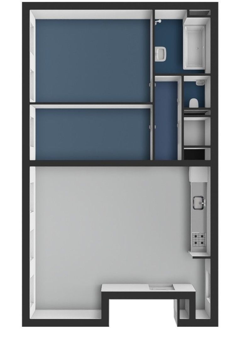 Pieter Vlamingstraat 7 C, Amsterdam plattegrond-1