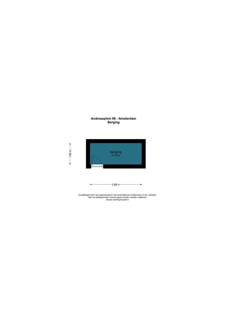 Andreasplein 86, Amsterdam plattegrond-2