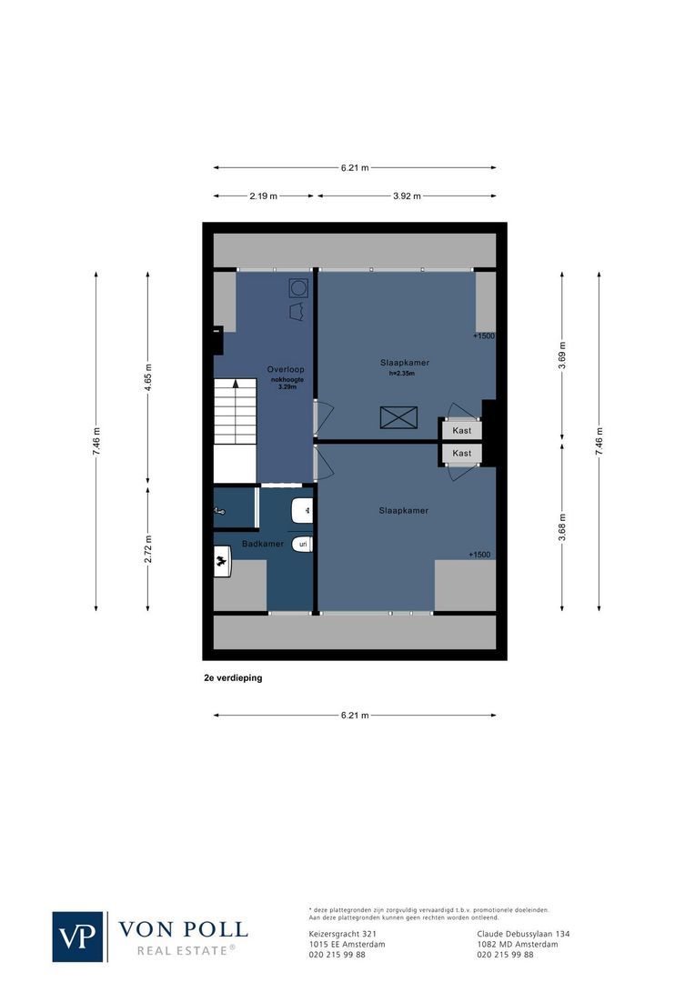 De Savornin Lohmanlaan 24, Amstelveen plattegrond-1