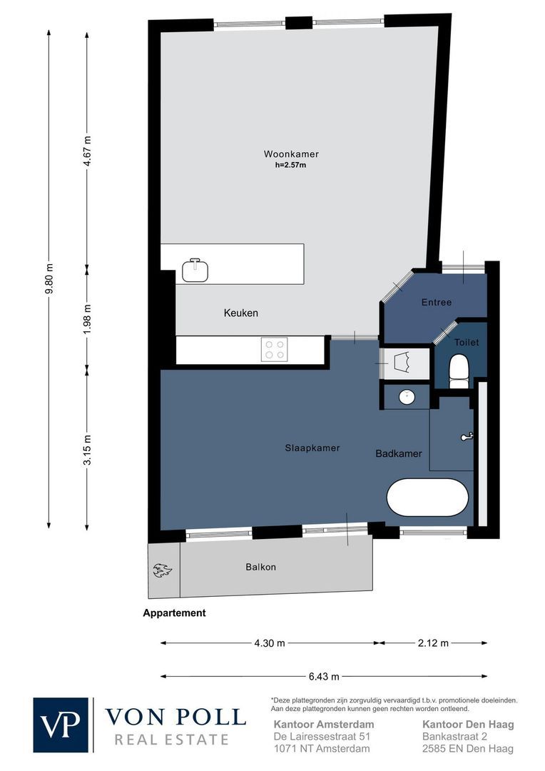 Reguliersgracht 104 C, Amsterdam plattegrond-0
