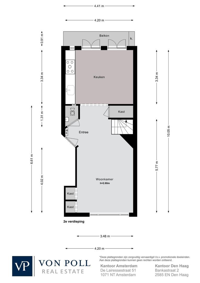 Volkerakstraat 4 2R, Amsterdam plattegrond-0