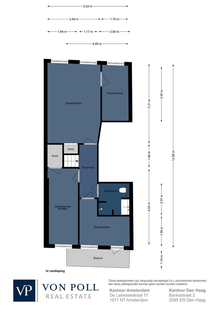 Rozenstraat 176 H, Amsterdam plattegrond-0