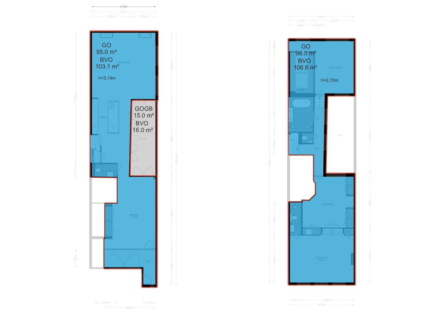 Prinsengracht 514 A, Amsterdam plattegrond-3