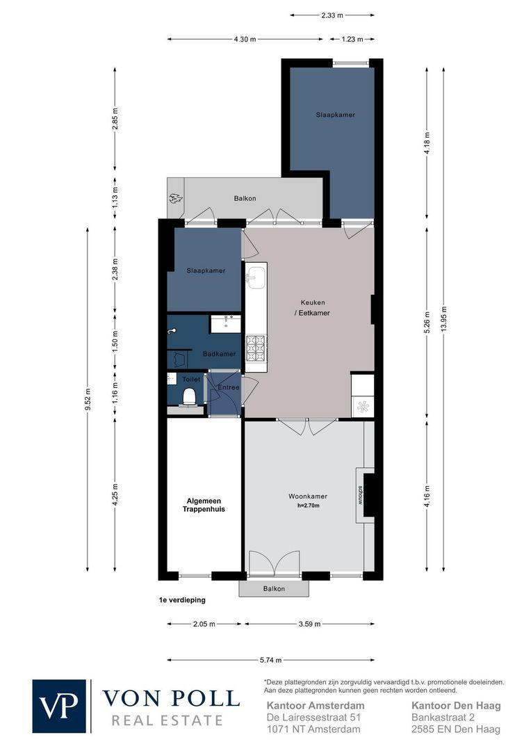 Brederodestraat 98 1, Amsterdam plattegrond-0