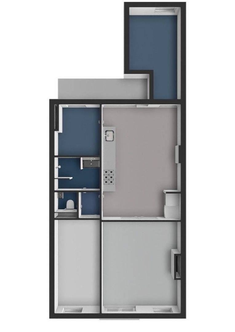 Brederodestraat 98 1, Amsterdam plattegrond-1