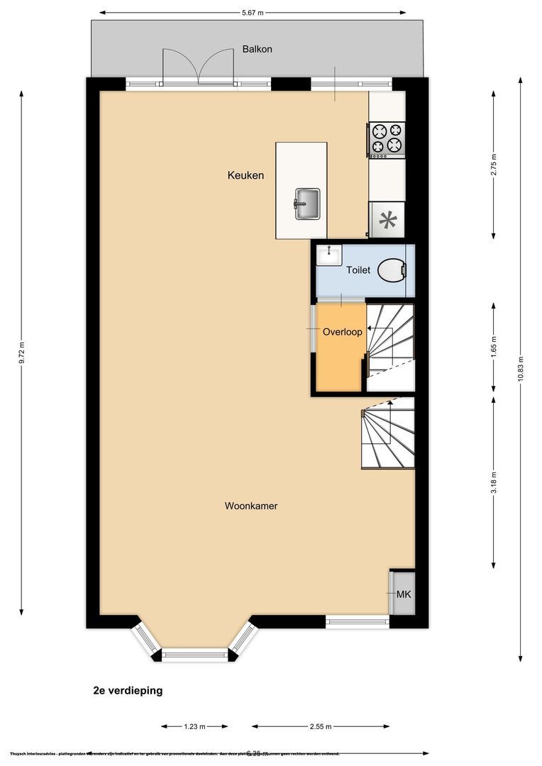 Piet Gijzenbrugstraat 18 2, Amsterdam plattegrond-0