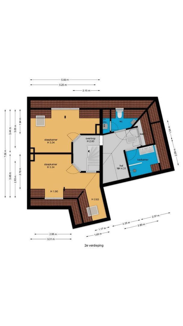 Anthonie Duyckplein 20, Wassenaar plattegrond-2