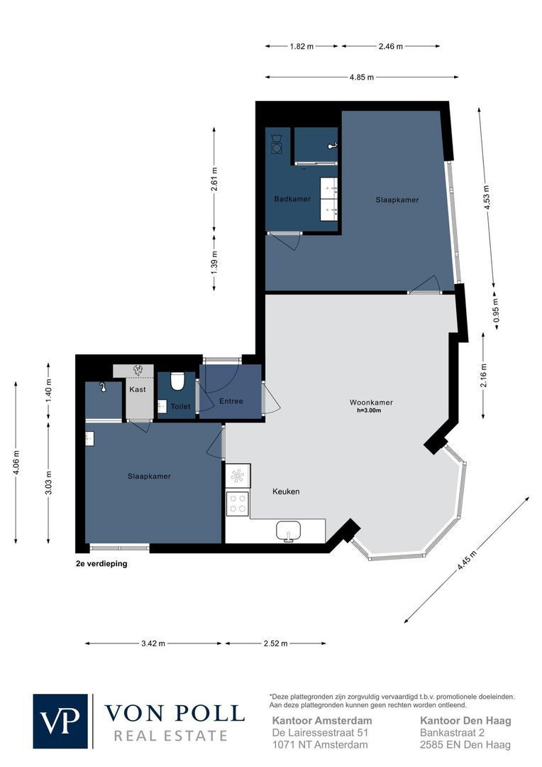 De Lairessestraat 142 D, Amsterdam plattegrond-0