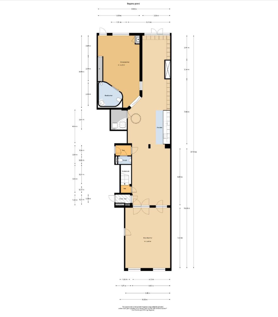 Keizersgracht 698 A, Amsterdam plattegrond-0