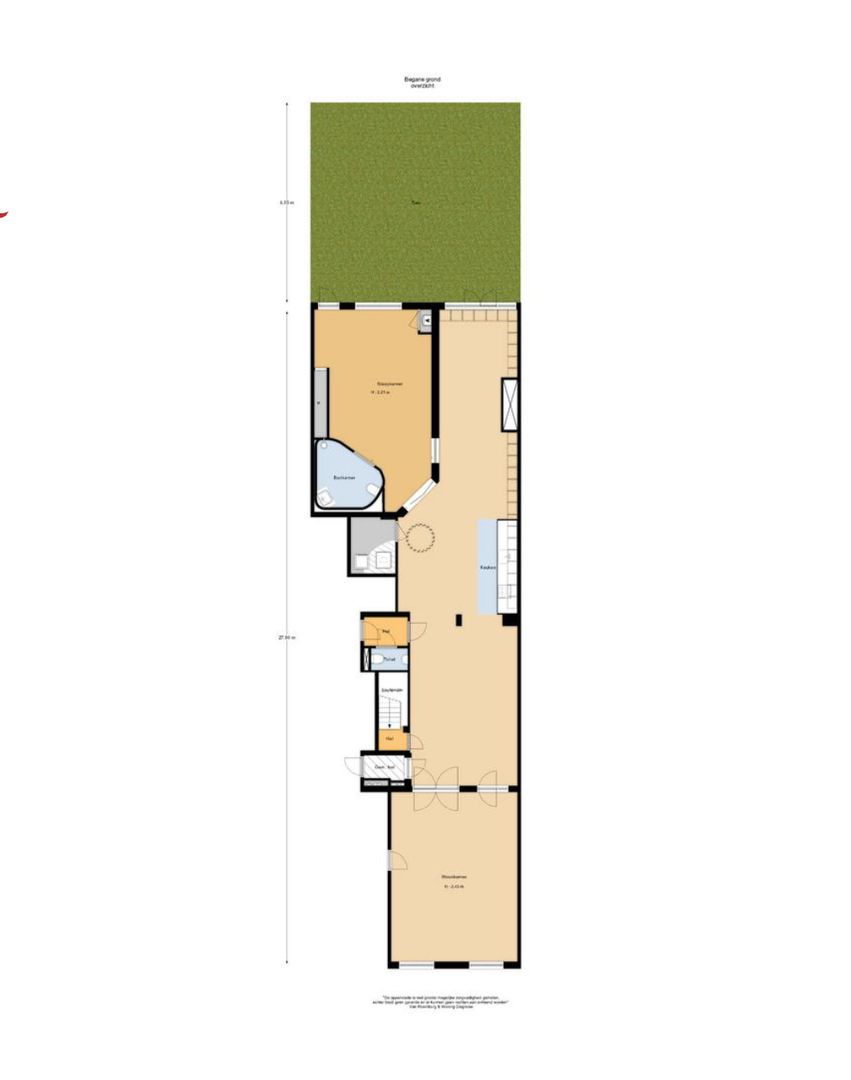 Keizersgracht 698 A, Amsterdam plattegrond-1