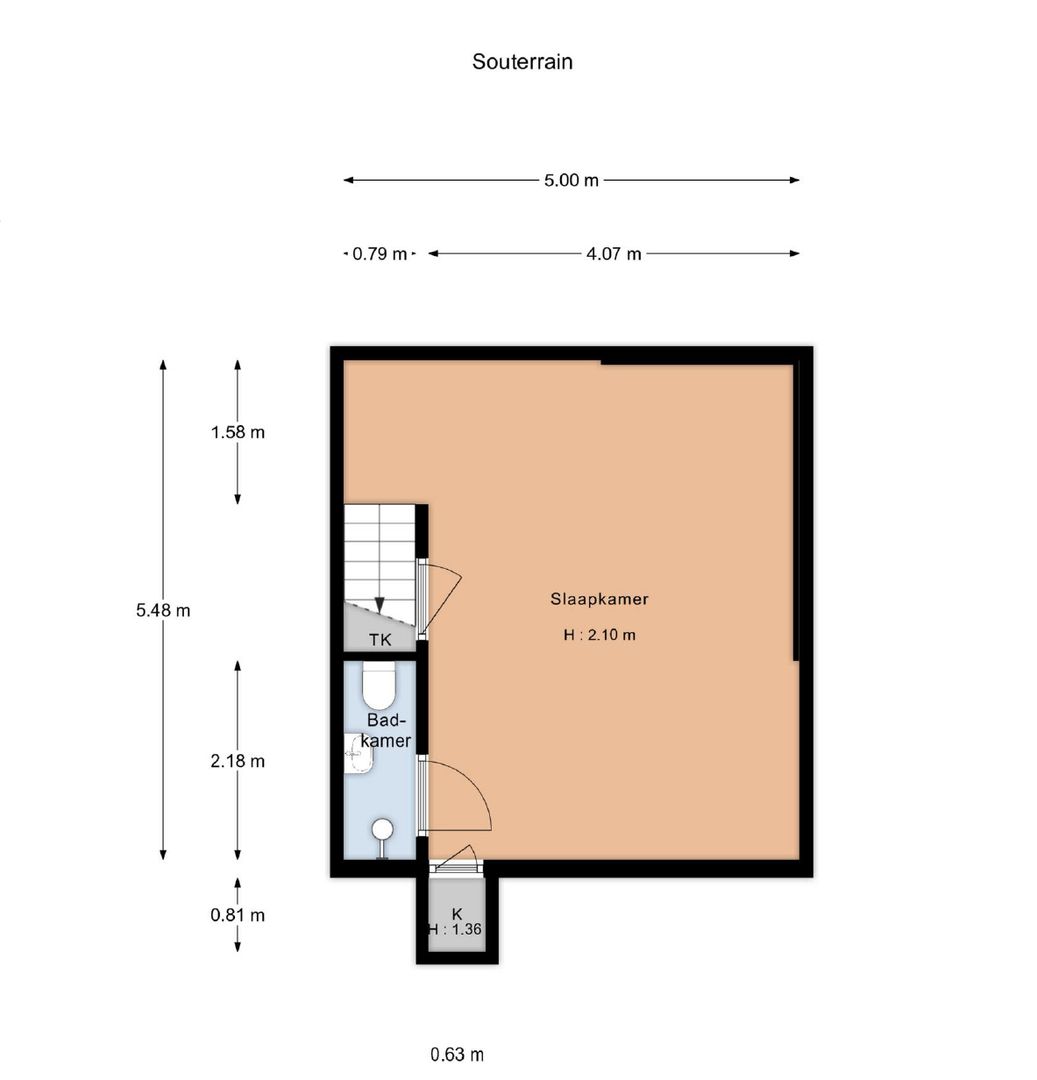 Keizersgracht 698 A, Amsterdam plattegrond-2