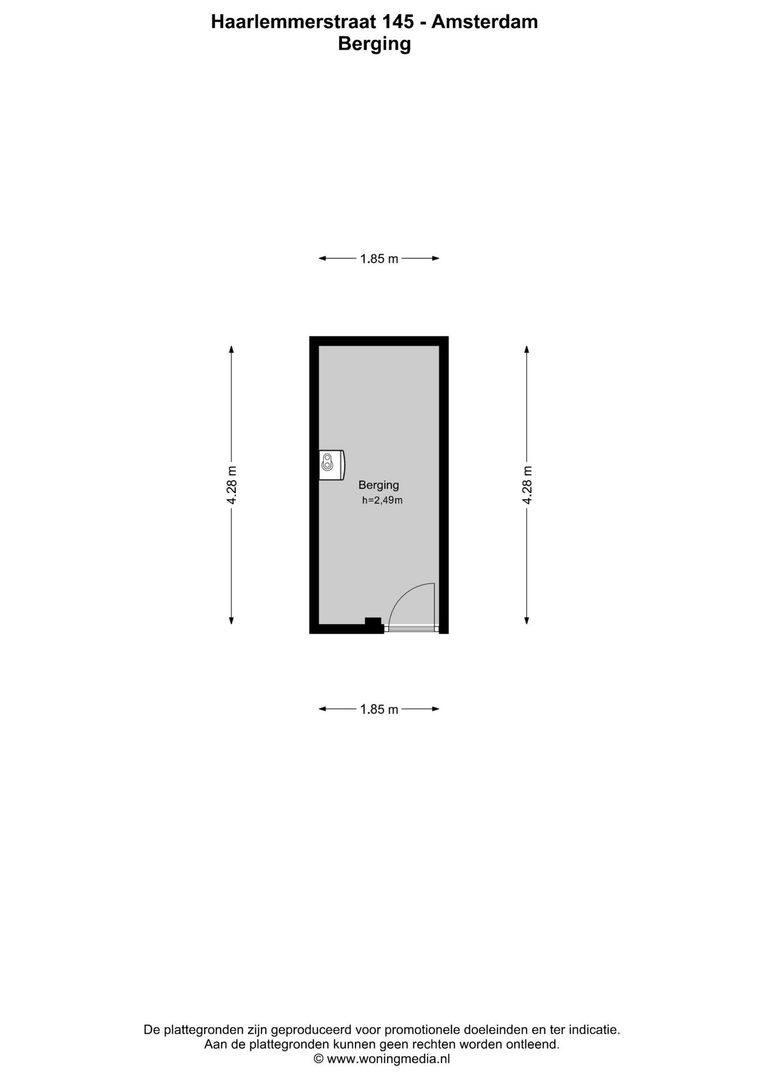 Haarlemmerstraat 145, Amsterdam plattegrond-3