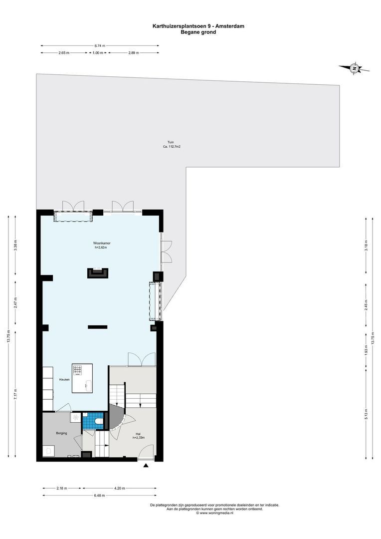 Karthuizersplantsoen 9, Amsterdam plattegrond-3