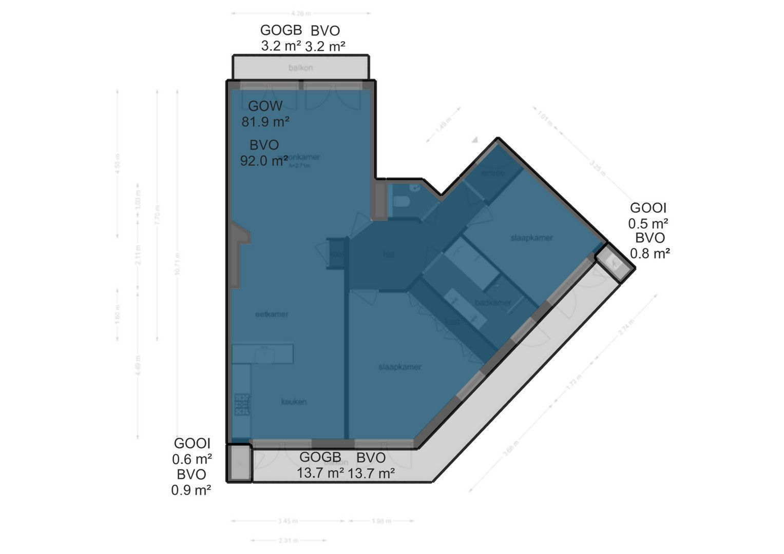 Hestiastraat 69 1, Amsterdam plattegrond-0