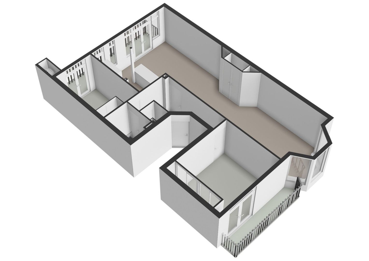 Rijnsburgstraat 22 1, Amsterdam plattegrond-2