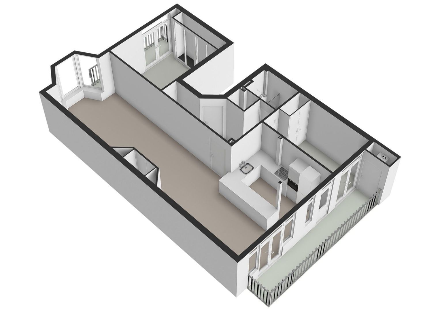Rijnsburgstraat 22 1, Amsterdam plattegrond-1