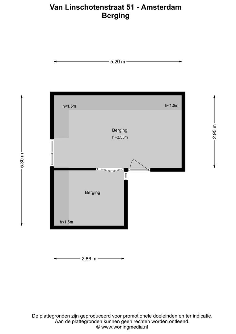 Van Linschotenstraat 51, Amsterdam plattegrond-3